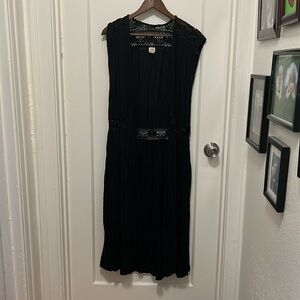 O’Neill Women’s Black Boho Beach Coverup - Small